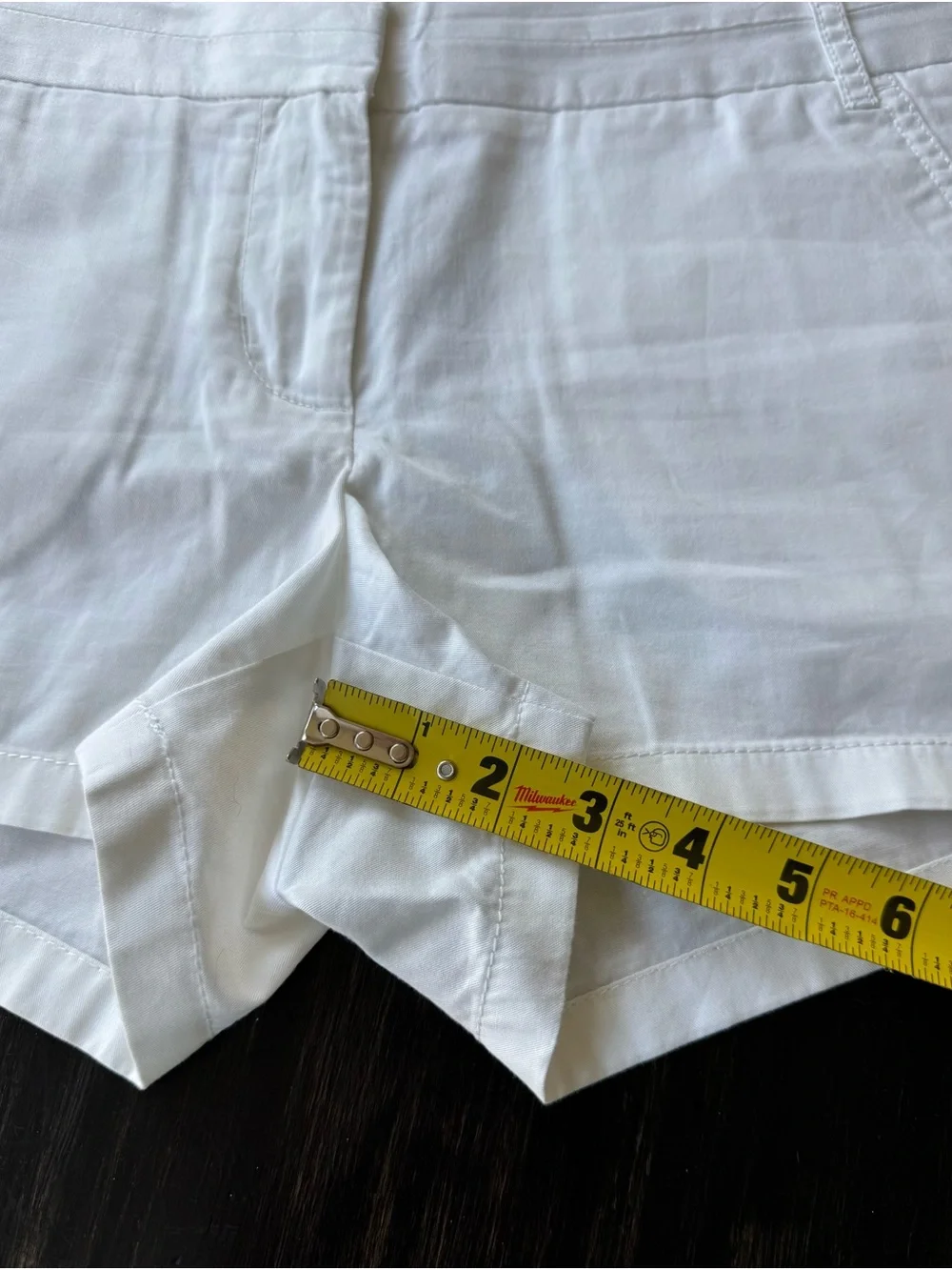 J. Crew White Tailored Chino Shorts